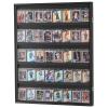 35 Graded Sports Card Display Case, 24.3x30.5x2.1 in, Baseball Card Display Frame with 98% UV Protection Clear View PC Glass, Lockable Wall Cabinet for Football Basketball Hockey Trading Card view 1