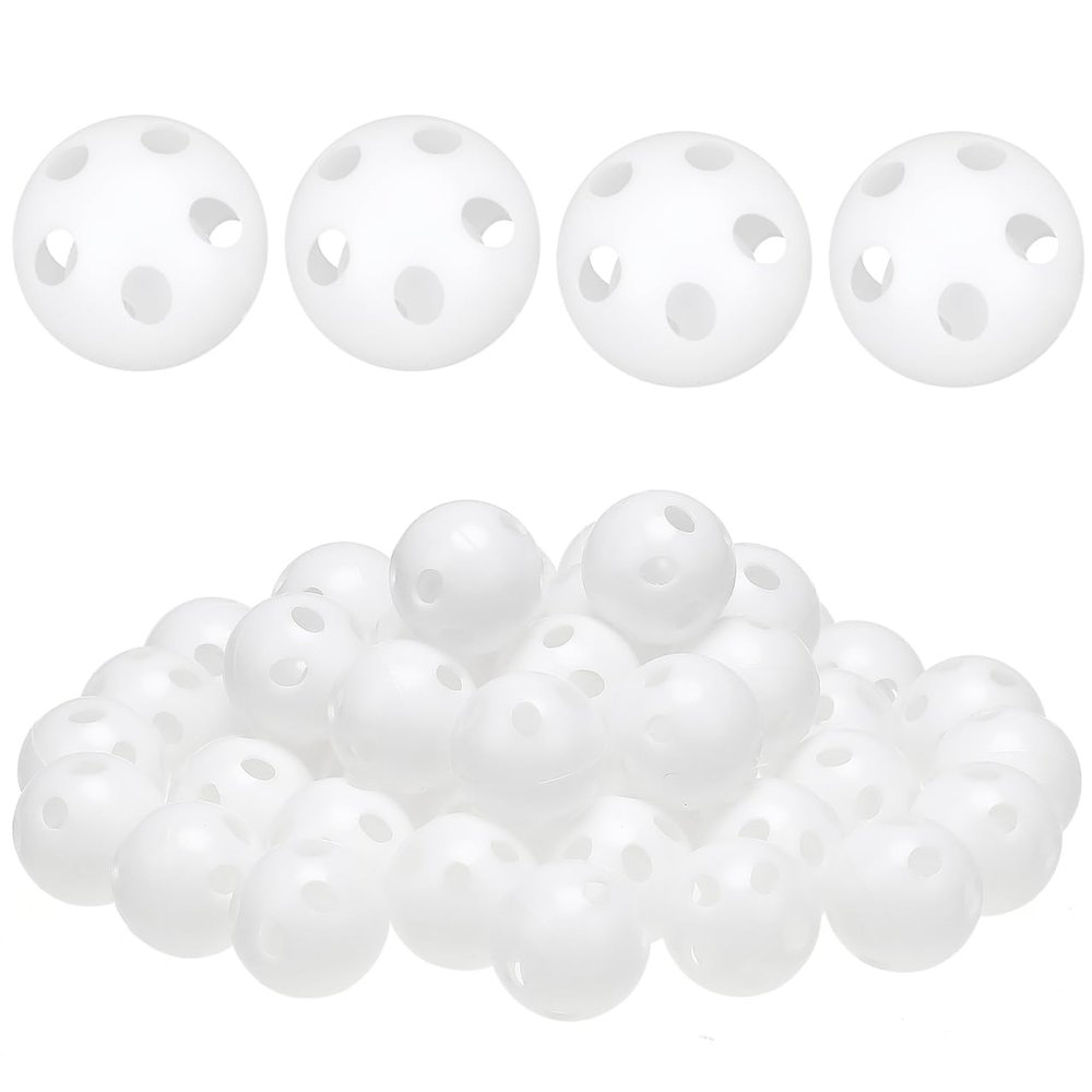 BESPORTBLE 50 Pcs Rattle Balls Inserts for Crochet Toys: Rattles and Plush Rings Repair Noise Maker for Animal Puppy Doll Pet, 2.8cm