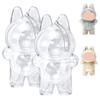 2 pcs Protective Case for 17 cm Standing Dolls, Portable Display Box Hard Acrylic Case Storage Box- Transparent Cover for Standing Figure view 1