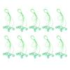 Pongnas 50 PackTeeth Memory Necklaces Set with Portable Tooth Storage Boxes for Kids,Lightweight Travel Friendly Lost Holder Cases (Green) view 1