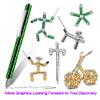 Fidget Pen, Decompression Magnetic Pen, Cool Fidget Toys for Stress and Anxiety Relief, Sensory Toys Best Gifts for Teenage Boys, Ideal Gift for 8-13 Years Old, Novelty Gifts for Teen and Adults view 2