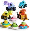 Gift Toy for 1 2 3 Years Old Press and Go Spaceship Toy & Dinosaur Truck Toy for Toddlers view 1