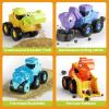 Gift Toy for 1 2 3 Years Old Press and Go Spaceship Toy & Dinosaur Truck Toy for Toddlers view 2