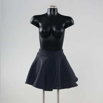 1/6 Scale Female Clothes, Stretchy Skirt for 12'' Action Figure, Doll Costume 1/6 Female Soldier Action Figure 12 inch Clothing Accessories Stretchy Kilt Skirt Model (Black)