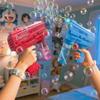 Bubble Gun for Kids 3-8, Automatic Bubble Blaster with LED Light & Refill Solution, Kids Bubble Machine Blower, Outdoor Toy for Birthday Party Wedding Easter Gift (Red) view 4