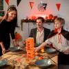 COCHIE Halloween Game for Family Adults, Wooden J-O-Lantern Blocks Stacking Tower Games, Tumbling Tower Balancing Pumpkin Blocks Halloween Party Game Activities Gifts (Pumpkins) view 4