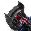 Carbon Fiber Diffuser Supports Compatible with Rear Wing and Skid Plates Compatible with F1 Limitless Blue Front Bumper Chassis view 4