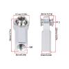 RC Upgrade Parts for Traxxas for Slash 1/10 for Silver M4 Aluminum Alloy Rod Straight Rod Ends/Bend Rod Ends 4Pcs RC Crawler Car 4X4 DIY Parts(Straightm) view 3