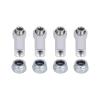 RC Upgrade Parts for Traxxas for Slash 1/10 for Silver M4 Aluminum Alloy Rod Straight Rod Ends/Bend Rod Ends 4Pcs RC Crawler Car 4X4 DIY Parts(Straightm) view 4
