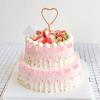 20 Pcs Pink Bow Cupcake Decorations, Resin Bowknot Cake Toppers Birthday Engagement Theme Party Decoration for DIY Art Crafts, Wedding, Baby Shower, Party view 2