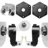 2Pack 24V RS555 40000RPM Fast Drive Motor Gearbox for Power Wheels Motor Upgrade,12V&18V&20V&24V High Speed Motors Gearbox Conversion Kit for Kids Ride on Toys Car Replacement Parts,Free Coupler view 1