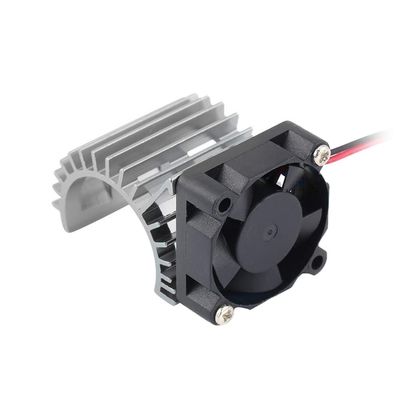 RC Cooling with Cooling Fan Effective Motorradiator for 1/10 Scale Electric RC Car Gold (Silver)