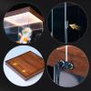Xyrona Display Case Cube Showcase with Built-in Light, 8" 10" 12" 16" 20" 24" 28" Tall Acrylic Display Boxes, Self-Assembly High Transmittance Display Cabinet(L20xW25xH40cm/8x10x16) view 2