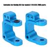 Alomejor Anodized Aluminum Alloy Hub Knuckle Arm Set for 1-10 ECX RC Car, Durable and - Great for RC Enthusiasts (Blue ECX334001B) view 4