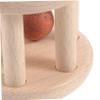 Kisangel 1Pc Wooden Rattle Roller Fine Motor Learning for Safe and Natural Wooden Design Style Present for Birthdays and Christmas view 4