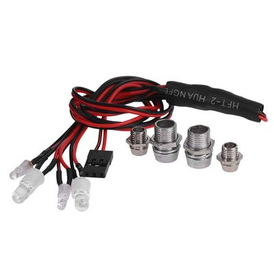 Alomejor RC 4ed RC Car Lighting Kit, Fresh Lighting Effect, Durable PVC Material, Junior Car Amateur Equipment