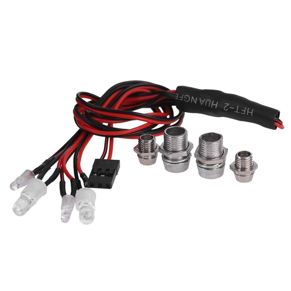 Alomejor RC 4ed RC Car Lighting Kit, Fresh Lighting Effect, Durable PVC Material, Junior Car Amateur Equipment