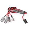 Alomejor RC 4ed RC Car Lighting Kit, Fresh Lighting Effect, Durable PVC Material, Junior Car Amateur Equipment view 2