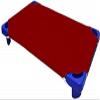 Daycare/Preschool Cot Sheets, 100% Cotton Standard Daycare Child Nap Sheet, 400 TC, Elastic Corner Loops for Toddler Cot Sheets-Pack of 30 Piece-Burgundy Solid (23" W x 40" L) view 1