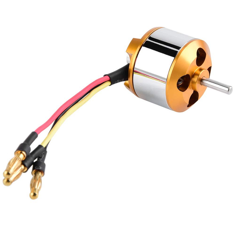 Alomejor High Trust Brushless Engine 2814 1000kV for RC Plan, Convenient 3S 4S Support, Easy Operation for RC Enthusiasts (1000KV)