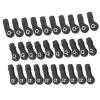 30Pcs Link Linkage Rod End Set, Link Rod Ends Link Rod Ends 1/10 Link Ends High Design Lightweight Easy Install, Excellent Replacement Part, Black Plastic Steel Material, 1/10 Link Ends, Link Rod view 3