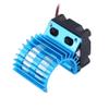 Heat Team with Engine Accessory RC with Cooling Fan Provide Overheating for Gold Electric Car on 1/10 Scale Scale (Blue) view 2