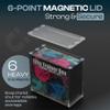 3 Pack Acrylic Elite Trainer Box Display Case by Hammble  Magnetic Lid, 8mm Thick Walls, UV Protection  Fits Standard English PKMN ETB Boxes  Hammble Crafted for Collectors view 3