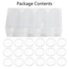 40mm Clear Round Coin Capsule Container Collection Box Set 60pcs Protective Holder Case for Commemorative Coin with Storage Box view 2