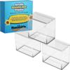 3 Pack Acrylic Booster Box Display Case by Hammble  Magnetic Lid, 8mm Thick Walls, UV Protection  Fits Standard English PKMN Booster Boxes  Hammble Crafted for Collectors view 1
