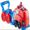 Hot Wheels Toy Car Track Set, Spider-Man Large-Scale Launcher and Hauler with Die-Cast RacerVerse Vehicle view 1