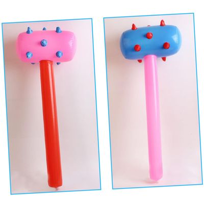 GARIOUANS 2pcs Colorful Inflatable Hammer Toy for Boy Girl Fun Pvc Play Hammers for Parties Home Ktv and Bars Random Color Selection