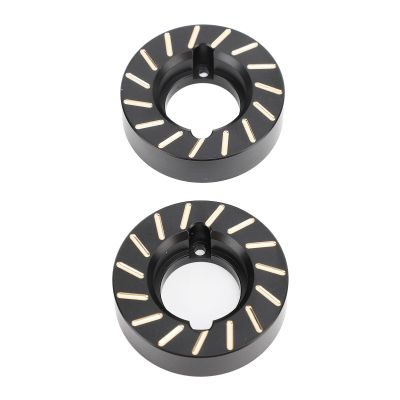 Acouto 2PCS Brass Wheel ckle Counterweights for SCX10 II 90046 RC Crawler Car Upgrade Parts - Rustproof Design