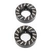 Acouto 2PCS Brass Wheel ckle Counterweights for SCX10 II 90046 RC Crawler Car Upgrade Parts - Rustproof Design view 1
