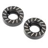 Acouto 2PCS Brass Wheel ckle Counterweights for SCX10 II 90046 RC Crawler Car Upgrade Parts - Rustproof Design view 3