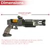 20 Inch VX-Photon Foam Pistol Replica Retro Sci-Fi EVA Prop Gun for Cosplay, Halloween & Display Collectible Sidearm view 2