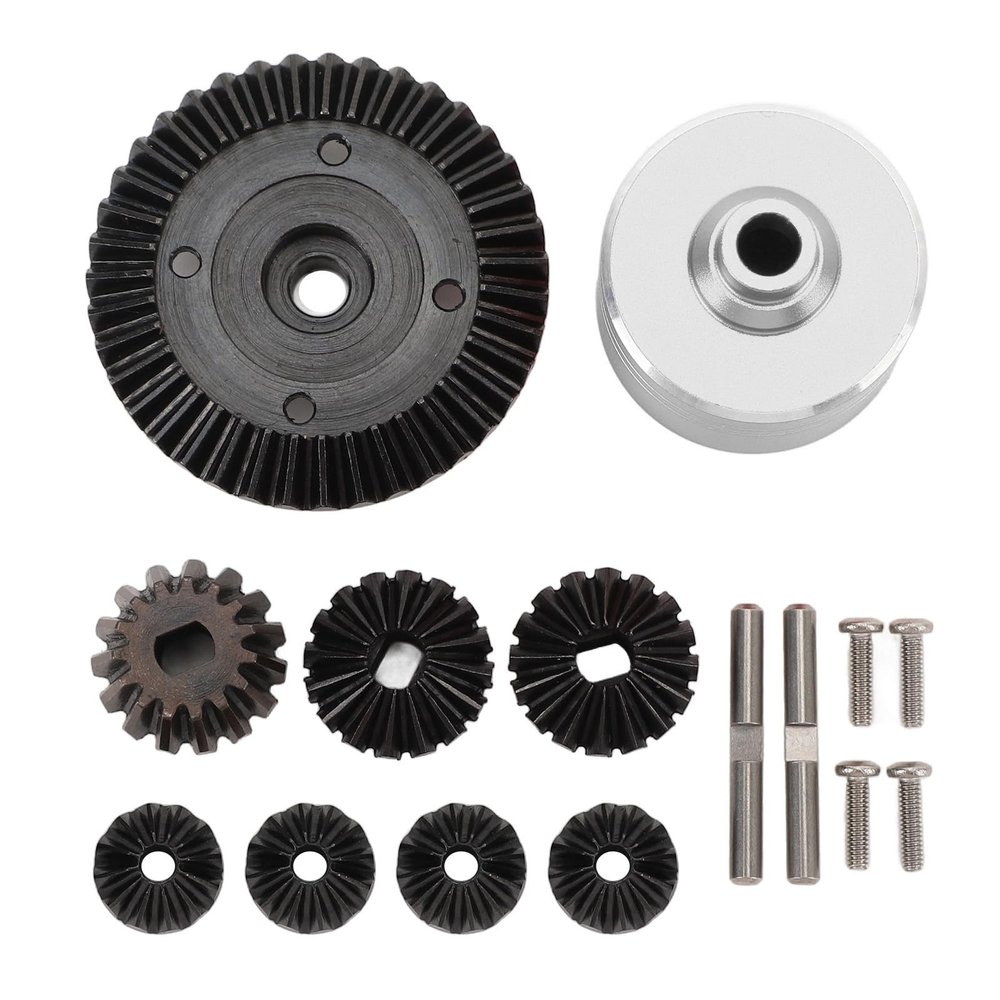 Alloy Steel Gear Differential Set High Performance for RC Car TT02 TT02B (Ti Color)