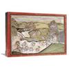 22 in. Elephants Bathing Art Print - Devgarh view 1