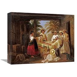 16 in. Spanish Card Games Art Print - Manuel Serrano