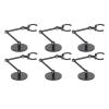 Acouto Set of 10 Unmatched 6-Inch Doll Stands Display Holders for Action Figures, Reliable Support and Posing Options in (Black) view 2
