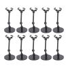 Acouto Set of 10 Unmatched 6-Inch Doll Stands Display Holders for Action Figures, Reliable Support and Posing Options in (Black) view 4