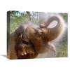 16 in. Elephant Bath Art Print - Vic Schendel view 1