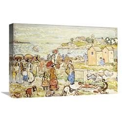 22 in. Bathers & Strollers at Marblehead Art Print - Maurice Brazil Prendergast