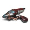 Hub's Alien Blaster Replica Foam Gun  Sci-Fi Retro Ray Gun Toy for Cosplay, Halloween, Display & Collectors  13" Multicolor Barrel with Red & Silver Grip  Post-Apocalyptic Style Prop view 3