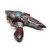 Hub's Alien Blaster Replica Foam Gun  Sci-Fi Retro Ray Gun Toy for Cosplay, Halloween, Display & Collectors  13" Multicolor Barrel with Red & Silver Grip  Post-Apocalyptic Style Prop view 4