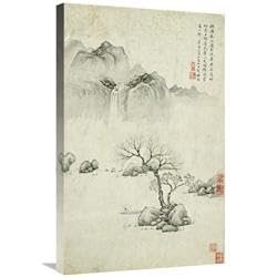 30 in. Boating on a River in Spring Art Print - Ju Jie