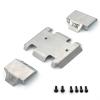 Stainless Steel Chassis Armor Axle Protector Skid Plate for RGT EX86190 EX 86190 LC76 1/10 RC Crawler Car Upgrade Parts view 1