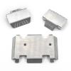 Stainless Steel Chassis Armor Axle Protector Skid Plate for RGT EX86190 EX 86190 LC76 1/10 RC Crawler Car Upgrade Parts view 2