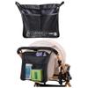 2PCS Pack Baby Stroller Organizer,The Side One for Toys and Snacks,The Back One For Mommy to Keep Keys, Phone, Snacks, Bottles,Nappy Diaper Storage, Detachable,Fits for Umbrella Strollers (BLACK F) view 3