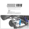 RC Car Parts for Axial for RR10 for Bomber 90053 90048 for AX31331 1/10 Metal Rear Sway Bar Set for Panhard Bar Linkage Kit RC for Rock Racing Rig Upgrade Parts(Silver) view 2