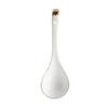 1 Piece Chinese Won Ton Soup Spoon with Golden Decorative Edges Asian Large Soup Spoons, White Rice Spoons view 1